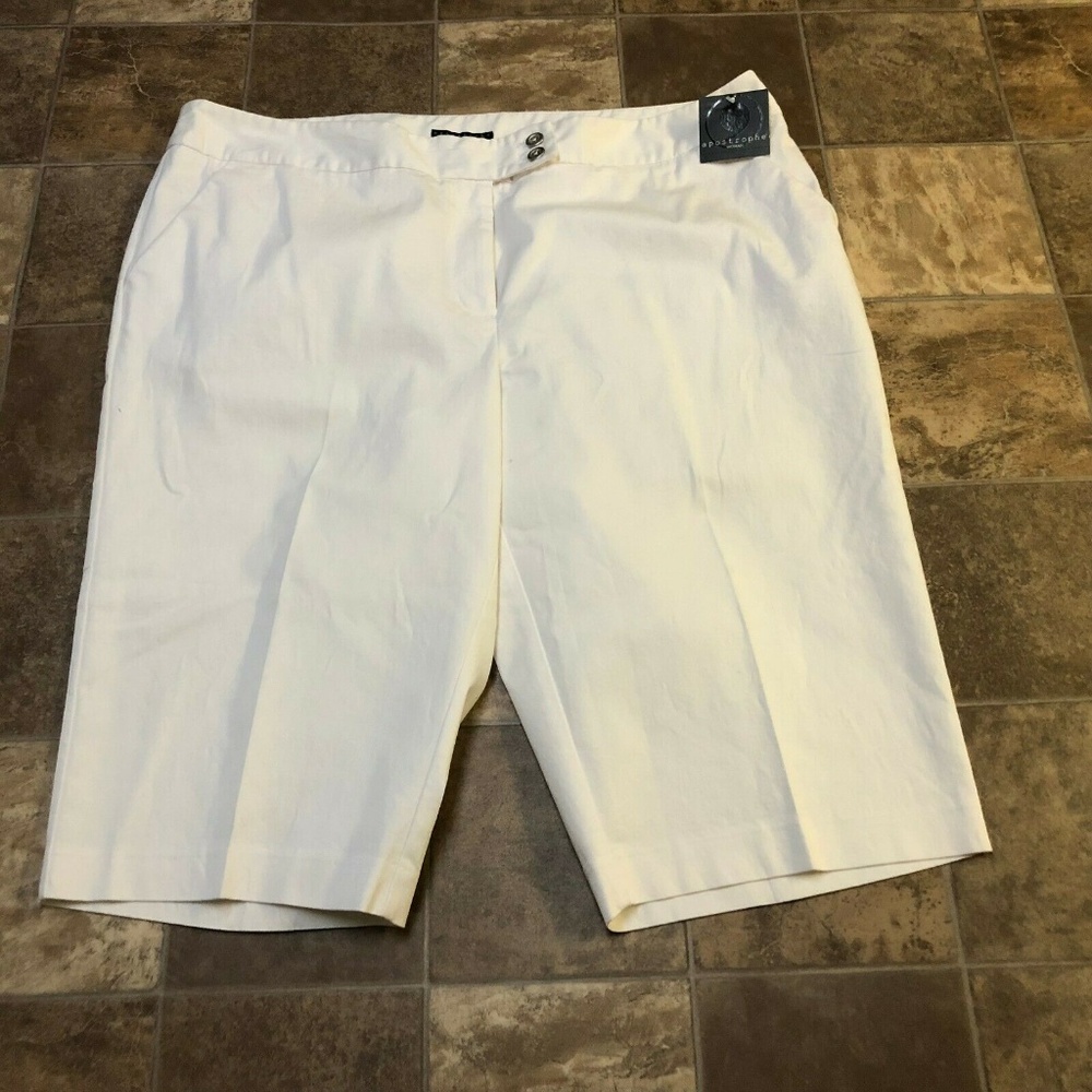 NEW apostrophe Woman Womens White Plus Size 22W